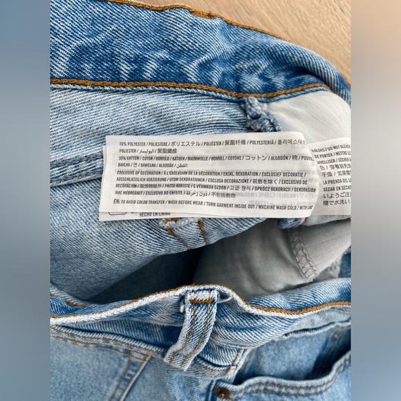 Abercrombie & Fitch Mid Rise Slouchy Jean wide leg - Picture 9 of 12